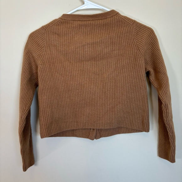Madewell (Re)sourced Cashmere Crop Cardigan Sweater - Picture 7 of 9